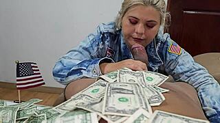 oral sex master sends me to heaven with her expert licking and sucking of my black cock