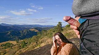 why's this guide showing his huge cock on the mountain?