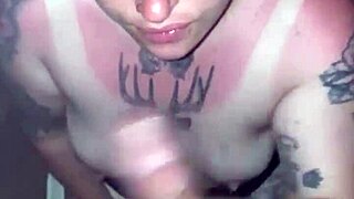 Sunburn And Deepthroat Blowjob!