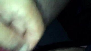 man sucking big cock from transsexual beauty