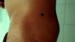 I shave my big dick in the bathroom