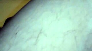 man sucking big cock from transsexual beauty