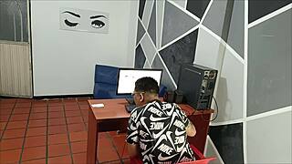 Office maid unexpected stepsister