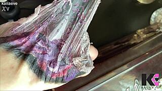 Slow Motion Fresh Tattoo Skin Peel