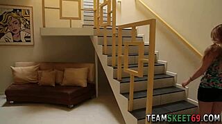 Holy Cow, Showering Teen 18+ Gets a Massive Creampie!