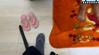 at first she didnt want but ended up sucking my dik