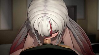 Aym performs handjob in 3d anime cartoon