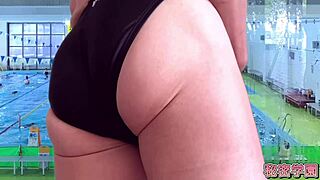 Intense Anal In Ripped Bikini At Pool.