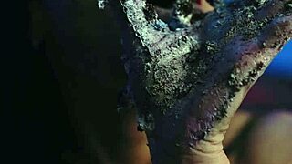 i made a messy food birthday cake for my mature milf fetish solo