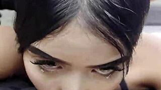 Crazy Latina Student Does Something Wild While Driving