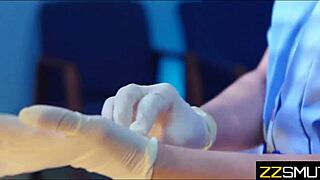 sketchy nurses lick pussy and have lesbian sex with patient in shady hospital