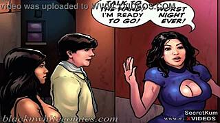 Angry wife catches sidechick's lipstick on his big black cock!