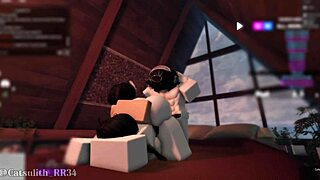 threesome with 2 fans in doggystyle blowjob and cum session