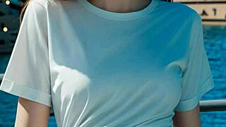 Modeling In Lingerie And Underwear At The Sydney Opera House