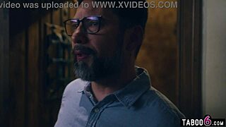 Dominant husband controls ebony milf wife in threesome group sex.