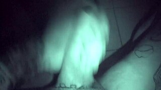 Enjoying A Late Night Tattoo Stroke Session