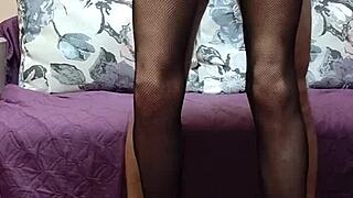 Skinny Wife in Lingerie Participates in Amateur Filming