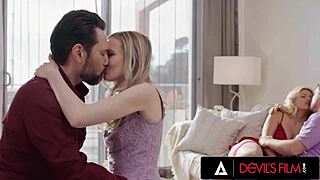 wild couple swapping in swinger foursome with scarlett and carlita 😈