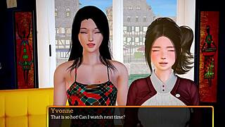 my new family 475 - that teen brunette with big tits playing games and getting her ass fucked