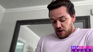 horny stepsis kiara cole loves how big fat cock stretches her pussy