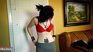 marcie dildos her squirty pussy in lingerie... so hot!