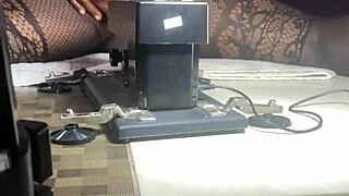 pussy machine operator makes milf squirt with huge toy