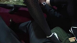 sexy young bitch fucked doggystyle by multiple guys in dim room