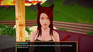 my new family 475 - that teen brunette with big tits playing games and getting her ass fucked