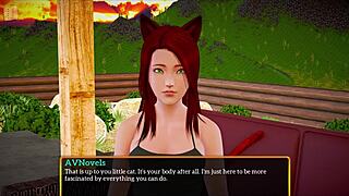 my new family 475 - that teen brunette with big tits playing games and getting her ass fucked