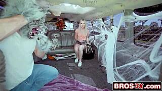 red riding hoe says, i ditch costume for rough ride with wolf