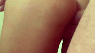 Bronzed brazilian babe from beach enjoys big cock creampie bent over