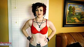 marcie dildos her squirty pussy in lingerie... so hot!