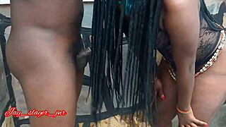 new girl from lagos fucks outdoors with shaking orgasm