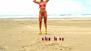 Nanda bibelo ao publico with double penetration anal sex assfucking outdoor masturbation brazilian bikini