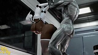 huge ass female robot gets plowed by hung alien part 3