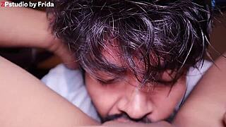 i give oral to sexy mexican frida, she cums hard