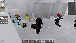 Imagine two people getting fucked in Roblox and a public restroom