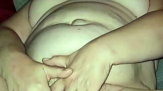 Flicking her bean till she cums hard?