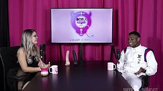 Will mastro licks pussy and gets blowjob on bora cast with bruna carlos