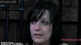 bdsm session with electro stimulation and discipline