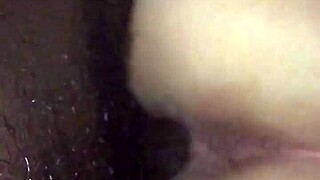 little black amateur in interracial scene