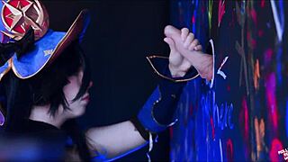 Hey, check out astrologer mona in that glory hole fetish scene with mollyredwolf.