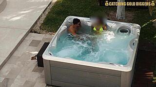 super sexy venezuelan model in jacuzzi and shower