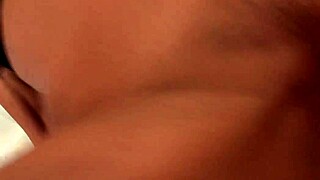 Busty milf shayla laveaux bends over for a muscle man's deep ass pounding