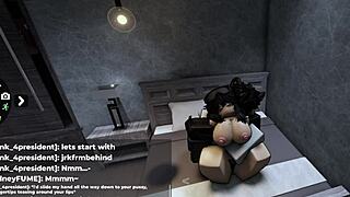 그 로블록스 년 정액 좋아해 흠뻑 젖음!