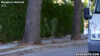 redhead latina with pink nipples swallows mouthful