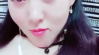 beautiful asian anchor slutty rabbit gets bareback fucked by rich man, creampie in hd