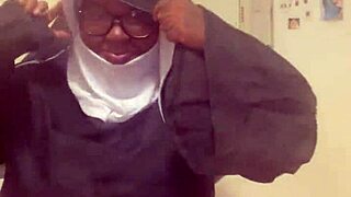 Nun Hazelnut enjoys a treat on this Halloween night with spooky fun