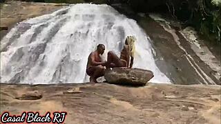 Amandinha And Edu Black Rj Discover Magical Sex In Nature
