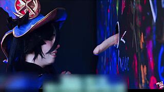 Hey, check out astrologer mona in that glory hole fetish scene with mollyredwolf.